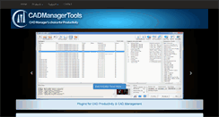 Desktop Screenshot of cadmanagertools.com